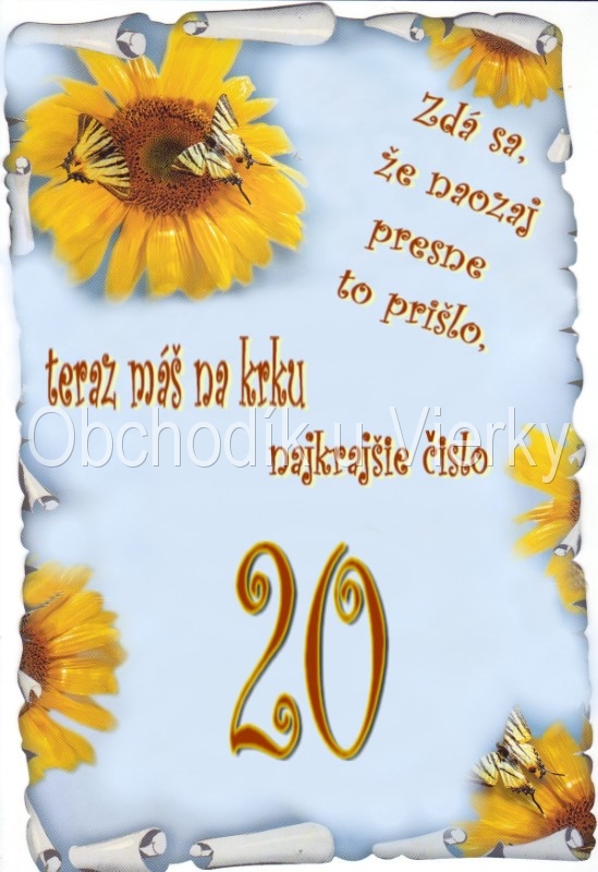 Jedlý obrázok narodeninové - 20-29 č.8047,03